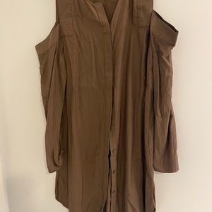 Bcbg brown dress